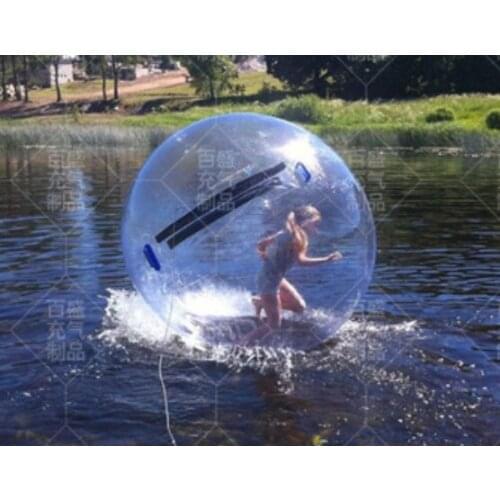 1.3-3m PVC Inflatable Water Walking Ball Water Dance Ball with Import/Normal Zipper for Swimming Pool Water Entertainment Toys