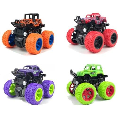 New Mini Inertial Off-Road Vehicle Pullback Children Toy Car Plastic Friction Stunt Car Juguetes Kids Toys for Boys
