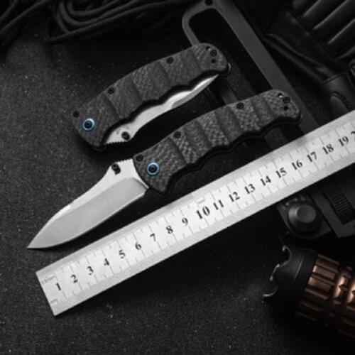 Butterfly In Knife BM484 484S-1 M390 Blade Carbon Fiber Handle Hunting Folding Pocket Knife Hunting Fishing EDC Survival Tool