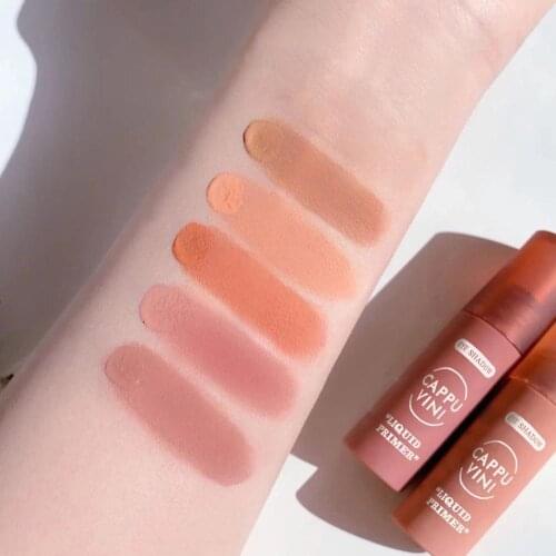 Charming Gloss Liquid Matte Eyeshadow Cream Smooth Nude Eye Makeup Long Lasting Waterproof Orange Apricot Nude Liquid Eyeshdaow