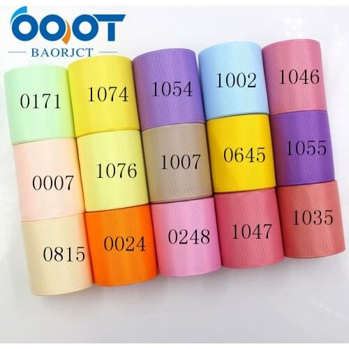OOOT BAORJCT 181018-L50mm-2,50mm 10yards Solid Color Ribbons Thermal transfer Printed grosgrain,DIY Clothing handmade materials