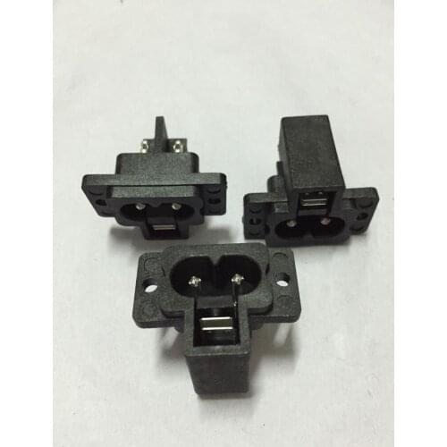 Original new 100% AS-208-VDE all-copper 8-shaped socket 2.5A 250V power socket for recorder switch