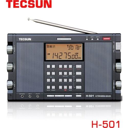 Original Tecsun H-501 dual speaker portable full band FM AM SSB Tecsun H501 radio music player bluetooth speaker
