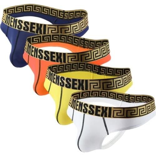 Sexy Mens Polyamide Ice Silk Thongs Underwear Backless Lingerie Low-Rise Swim Party