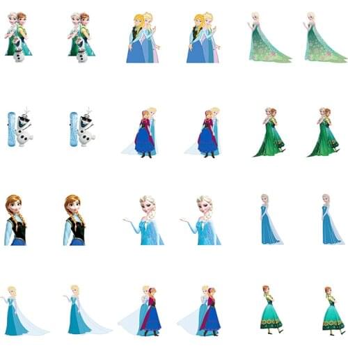 Disney Frozen Animation Character Earrings Epoxy Resin Earrings New Acrylic Earrings Fashion Jewelry Taste Earrings