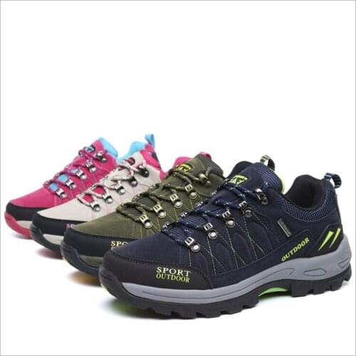 Outdoor Waterproof Hiking Boots Men Women Trekking Shoes Walking Climbing Hiking Shoes Mountain Sport Boots Hunting Men Sneakers
