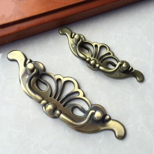 Rustico vintage furniture shaky handle 78mm bronze drawer cabinet pull knob antique brass dresser handle