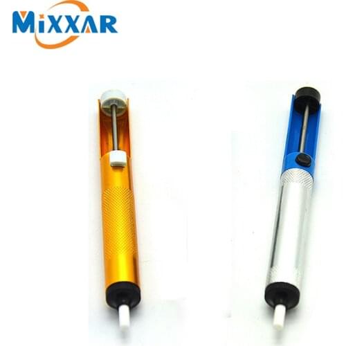 ZK20 Aluminum Metal Desoldering Suction Tin Gun Soldering Sucker Pen Removal Vacuum Soldering Desolder Hand Welding Tool