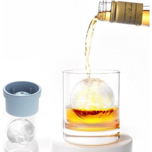 1-hole Ice Ball Maker Round Ice Box Whiskey Maker Round Ice Hockey Mold Ice Tray Mold Ice Maker Ice Ball Maker Mold Tool Retail