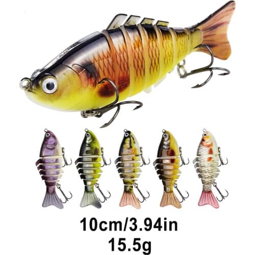 1PCS Fishing Baits Trolling Swim Minnow Wobbler Multi-section Hard Bait 15g 24g Artificial Crankbait JerkBait Fishing tackleLure