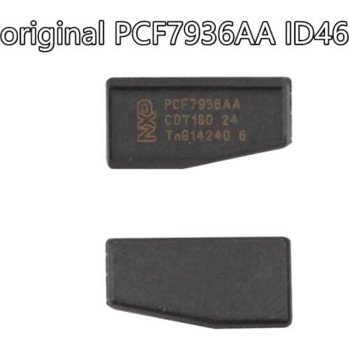 10 20 50 Original PCF7936AA update PCF7936AS ID46 Transponder Chip Unlock ID 46 PCF 7936 carbon for car key shell