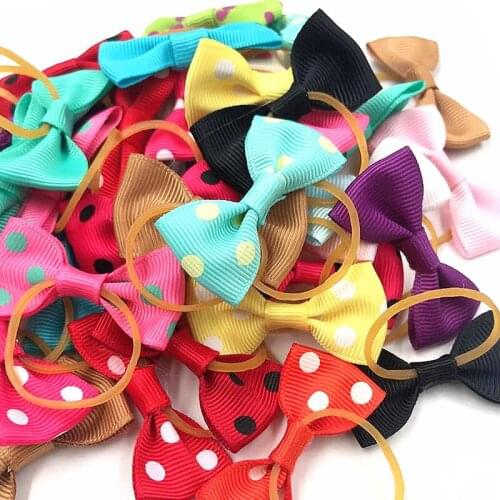 20Pcs Cute Pet Dog Cat Dog Grooming Beauty Supplies Bow Hairpin Pet Hair Clips Pet Shop Dog Hairband Accessories Pet Supplies