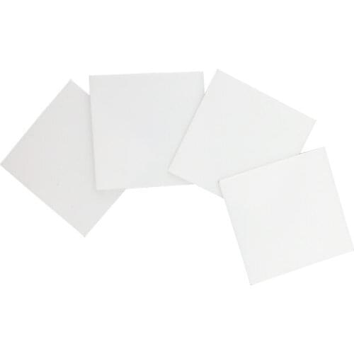 Customized 96 Alumina square non-porous ceramic sheet High thermal conductivity and wear resistance of insulation