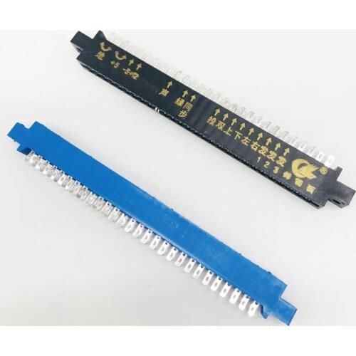 Free shipping 10PCS/Lot 28pin Blue Female Jamma Edge Connector for Arcade game machine/arcade parts