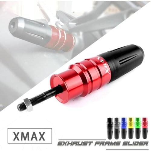 CNC Aluminum Motorcycle Exhaust Frame Slider Crash Pads Plug Guard Protector for Yamaha XMAX X-MAX 125 250 300 400