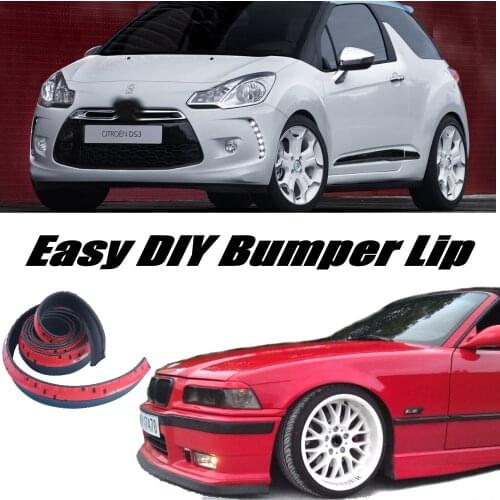 Bumper Lip Deflector Lips For Citroen DS3 2009~2015 Front Spoiler Skirt For Car Tuning View / Body Kit / Strip