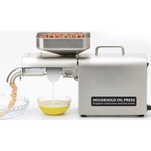 Intelligent Cold and Hot Oil Pressing Machine Commercial Stainless Steel Oil Presser Automatic Household Oil Extractor Expeller