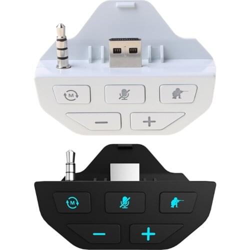 K3NB Handle Sound Enhancer Stereo Headset Adapter for -Xbox One Wireless Gamepad