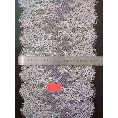 Chantilly lace trim boarder wedding dresses soft lace trim