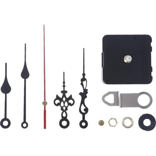 High Torque Quartz Wall Clock Movement Mechanism with 2 Different Pairs Hands Battery Operated DIY Repair Parts