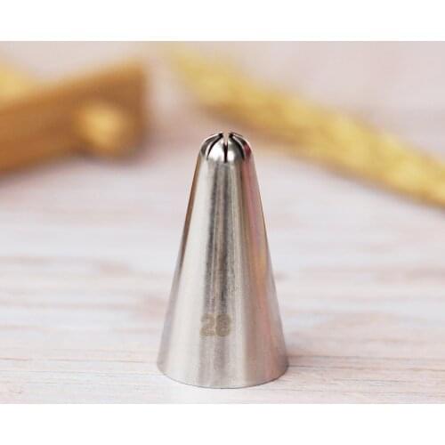 #28 Small Size Close Star Cake Decorating Pastry Piping Nozzle Icing Tips Bakeware Kitchen Cookies Tools Stainless Steel