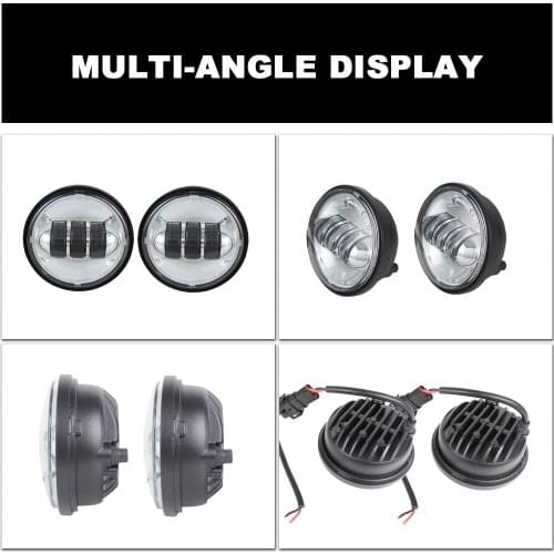 Motorcycle 4.5inch LED Passing Light for Fog Lamps Auxiliary Light bulb Projector Spot Driving Lamp