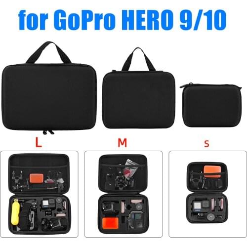 Portable Storage Bag for GoPro HERO9 Action Camera Handbag Carrying Case Small Medium Large Size Carrying Travel Protective Bag