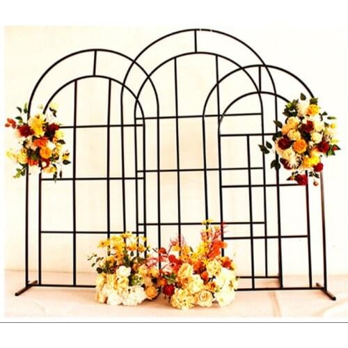 Wedding props wrought iron screen, new window background, wedding scene decoration props, stage decorations
