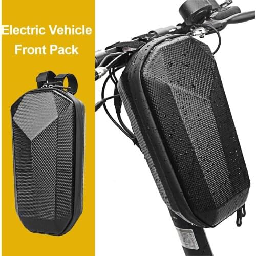 Electric Scooter Bag Hard EVA Waterproof Front Hanging Pouch Folding Bicycle Handlebar Package Current