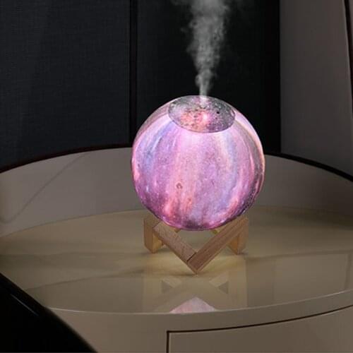 Large Capacity Starry Sky Moon Light Humidifier Air Purification And Silent Bedroom Desk Lamp Water Atomizer