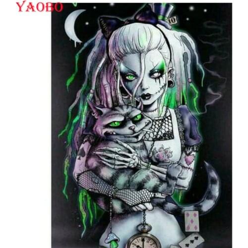 Картины девушек по номерам Yao Bo China At AliExpress