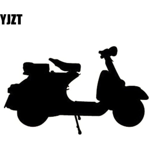 YJZT 17CM*10.3CM Scooter Moped Retro MOD Car Styling Fashion Decorative Decals Window Stickers High-quality C31-0268