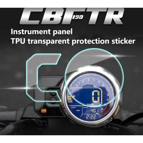 Motorcycle Instrument Film Transparent Protection Code Meter Refitting Tpu Special Scratch for Honda Cbf190tr