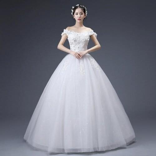 New Formal Fit Flare Floral Sleeveless Marry Dresses Embroidery Floor-length White Dress Women Natural Slash Neck Summer Sexy