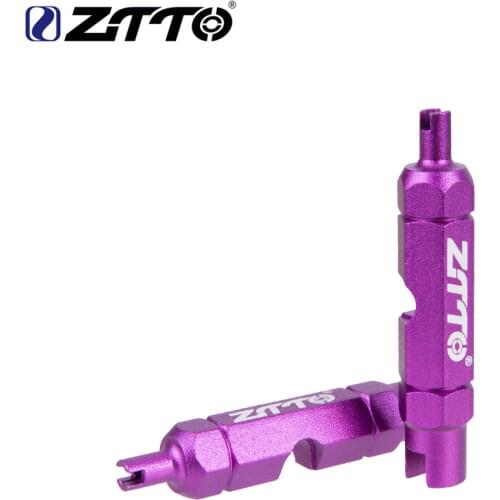 ZTTO MTB Bicycle Road Bike Multifunctional Valve Tool Schrader/Presta AV/FV Nozzles InnerTube Value Core Wrench Removal Tool