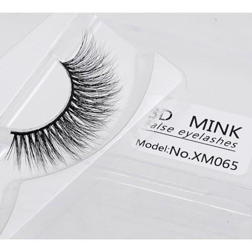 1 Pair natural false eyelashes 3d mink lashes volume soft lashes long eyelash Cross fake mink eyelashes cilios maquiage xm65