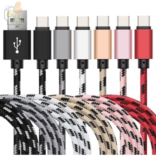 2M 6ft For iphone USB Charger 8Pin to Nylon Data Sync Adapter Cable Cords Wire For iPhone 7 6 6s Plus 5 5c 5s IOS 10 500pcs/lot