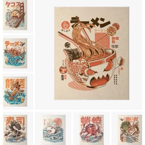 5D DIY Diamond Painting The Great Ramen Off Kanagawa Full Drill Cross Stitch Embroidery Picture Rhinestone Handicraft Home Decor