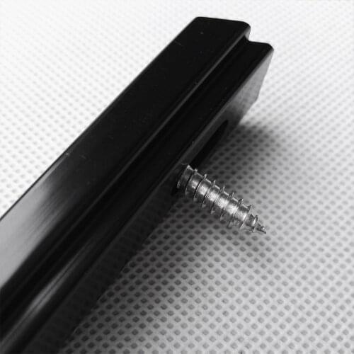 Aluminum Kayak Rail Mount Base Bracket For Fishing Rod Holder With 4 Screws