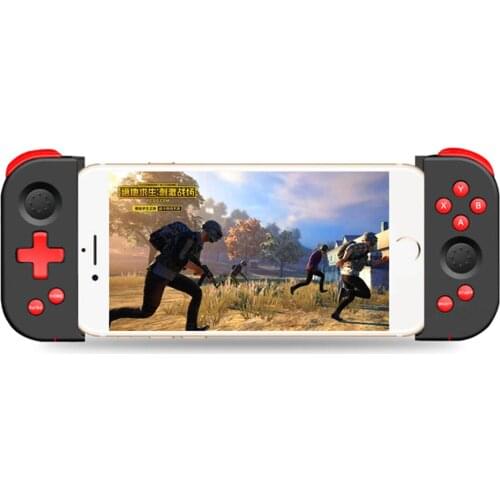 Wireless Bluetooth 4.0 Gamepad Game Handle Controller Stretchable Joystick for iOS Android Smartphone Tablet For PUBG Mobile