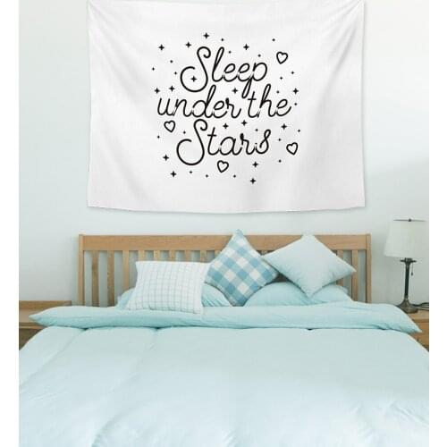 Boho Home Decor Wind Background Art Wall Hanging Tapestry Simple Line Wall Decor Bedspread Yoga Mat Lover Kiss Picnic Cloth