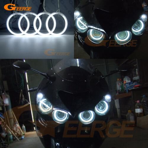 For Kawasaki Ninja ZX14 zx14r ZZR1400 2006-2011 Excellent Ultra bright CCFL Angel Eyes Halo Rings kit motorcycle Accessories