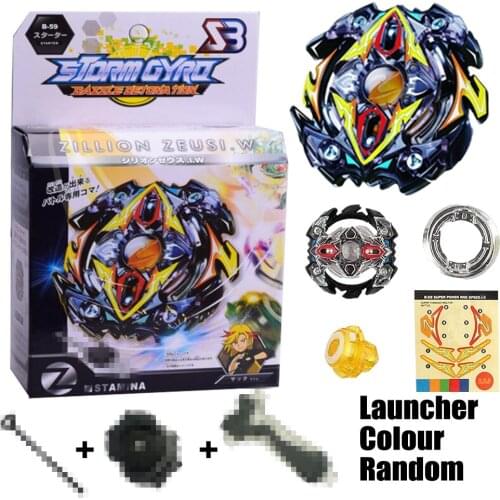 Zillion Zeus / Zeutron BOOSTER Burst Spinning Top B-59 with launcher