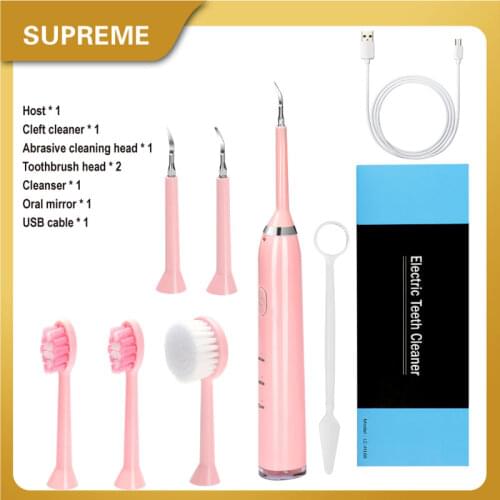 IGRG Teeth Cleaning Tools Home Dental Care Kit Electric Toothbrush Cordless Dental Calculus Remover Mouth Mirror Dropshipping