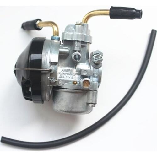 Motorcycle Carb for dellorto carb sha 15 moped/pocket carburettor SHA15mm Zinc tomos puch minarelli rep