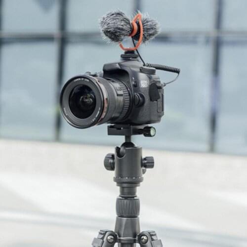 Dual Capsule Microphone Cardioid Camera-Mount Mic For Smartphone Tablet Digital SLRs Live Video Vlog Recording Small Radio Gifts