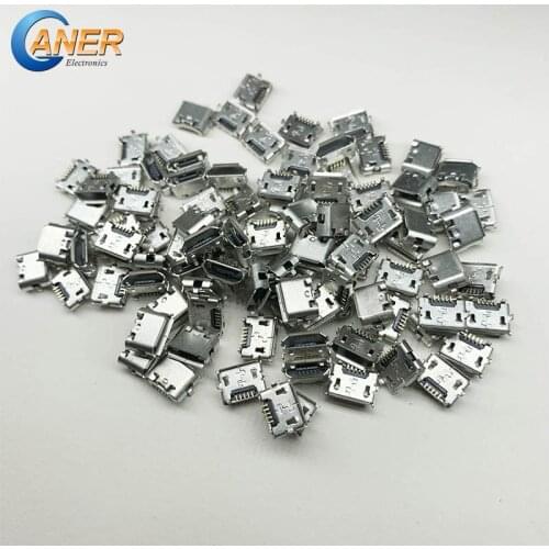 Ganer 100pcs Joystick Power Connector Micro Usb Data Charge Port For PS4 Controller Charging Socket