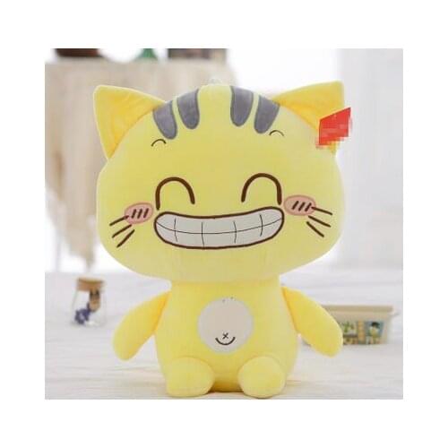 New arrival ,cute yellow cat doll 40cm plush toy cat doll soft throw pillow, Christmas gift x063