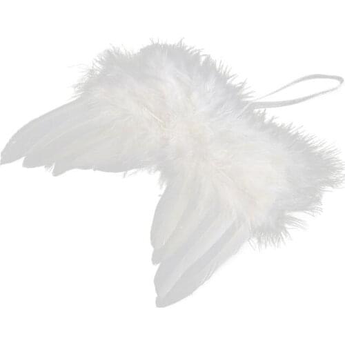 Newborn Baby Boy Girl White Angel Photo Props Cute Photography Accessories Ornaments D5QA