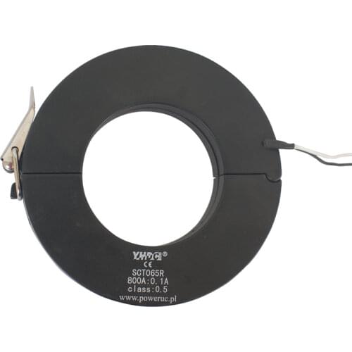 YHDC split core current transformer SCT065R 300A 400A 500A 600A / 50mA 0.5% current sensor